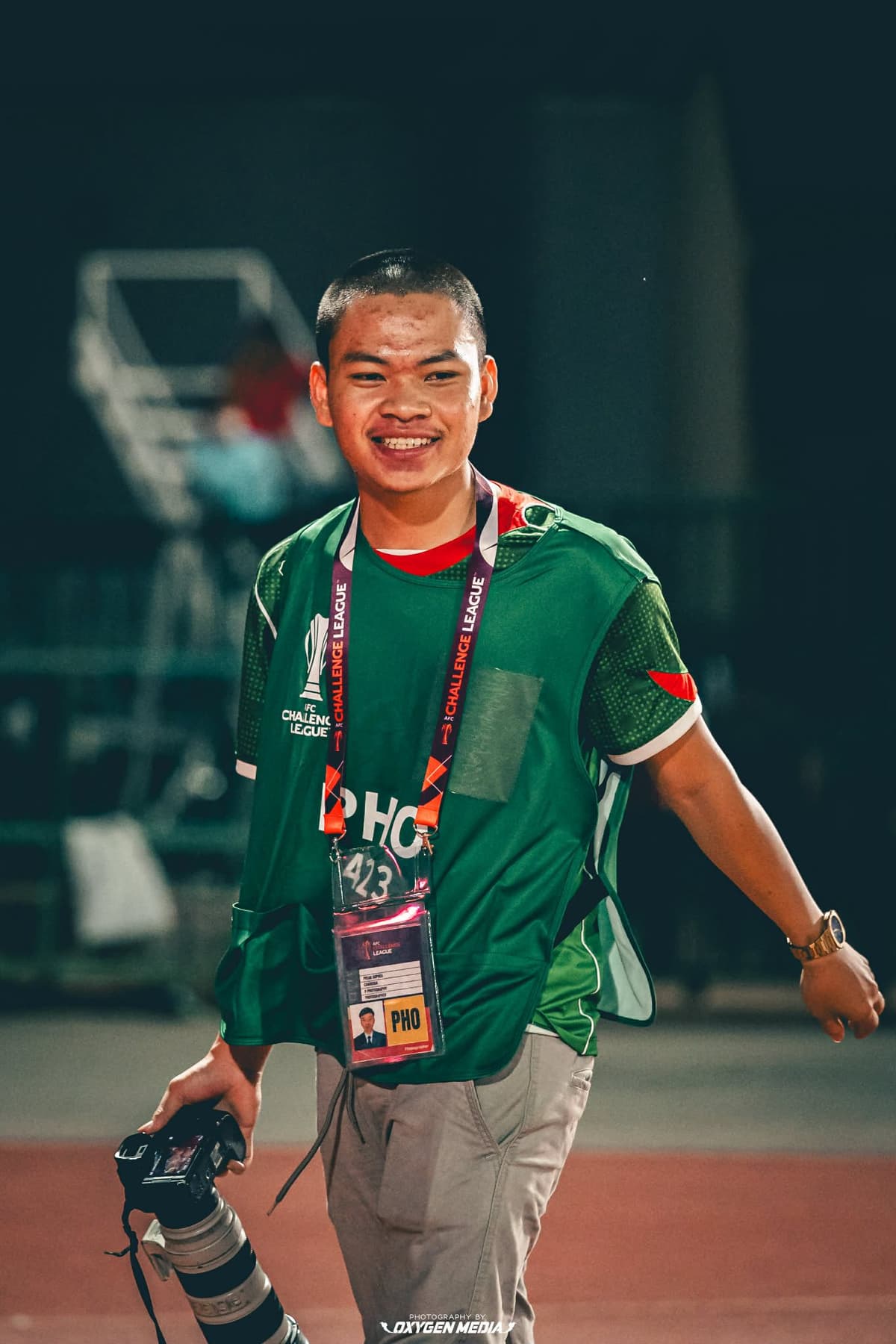 Preab Sophea working